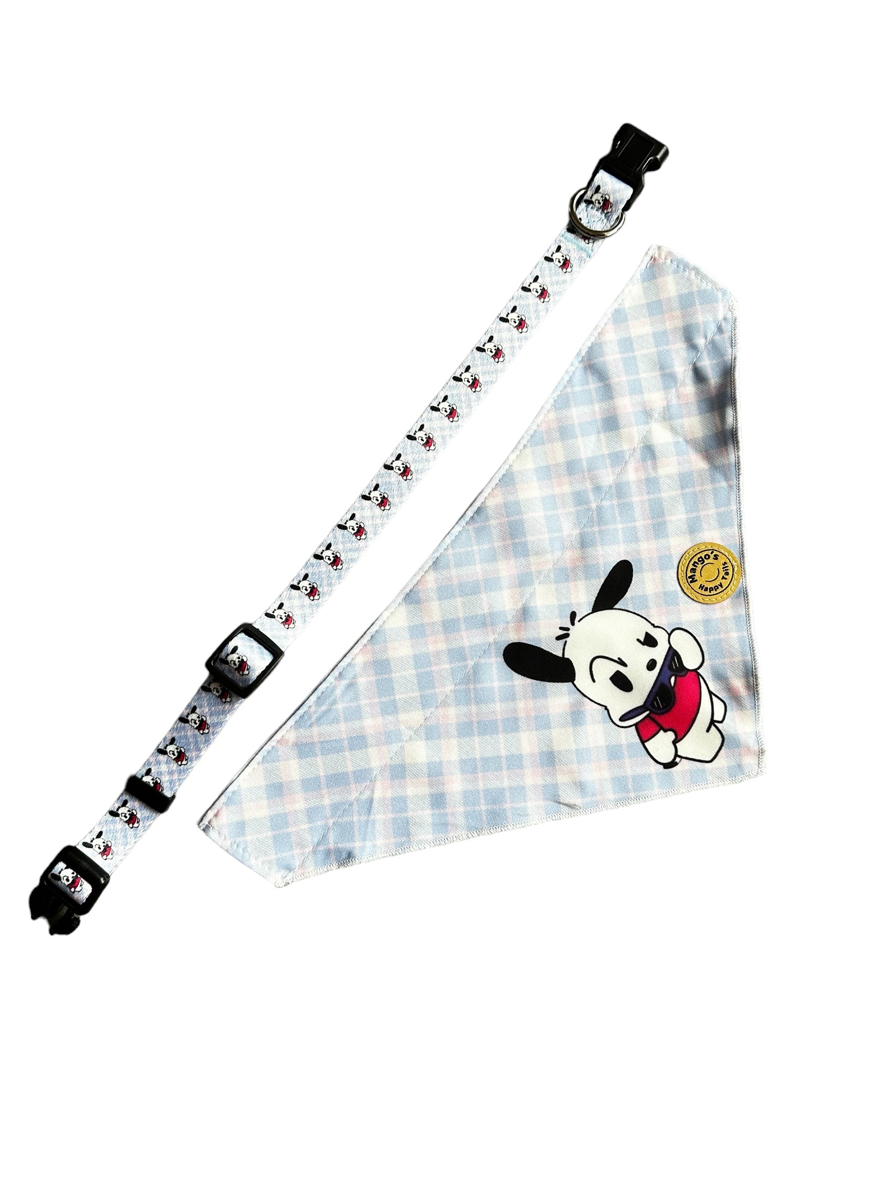 Bombastic Side Eye Over The Collar Dog Bandana