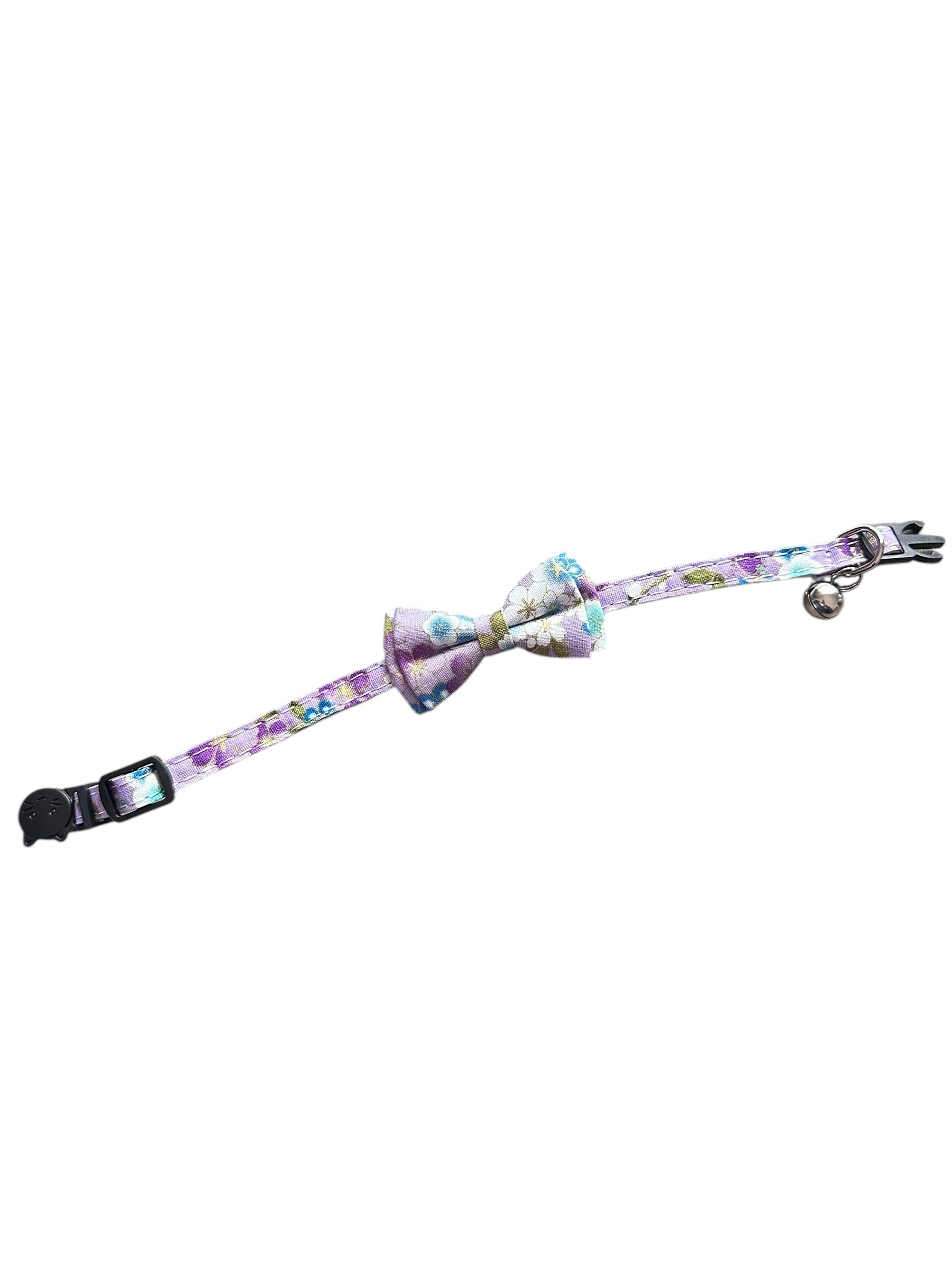 Fuji Sora – "Wisteria Sky"- Japanese Bowtie Cat Collar