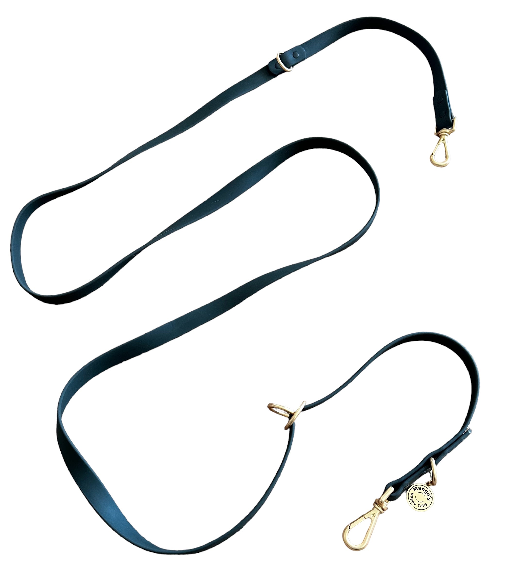 Matte Black Hands Free Dog Leash