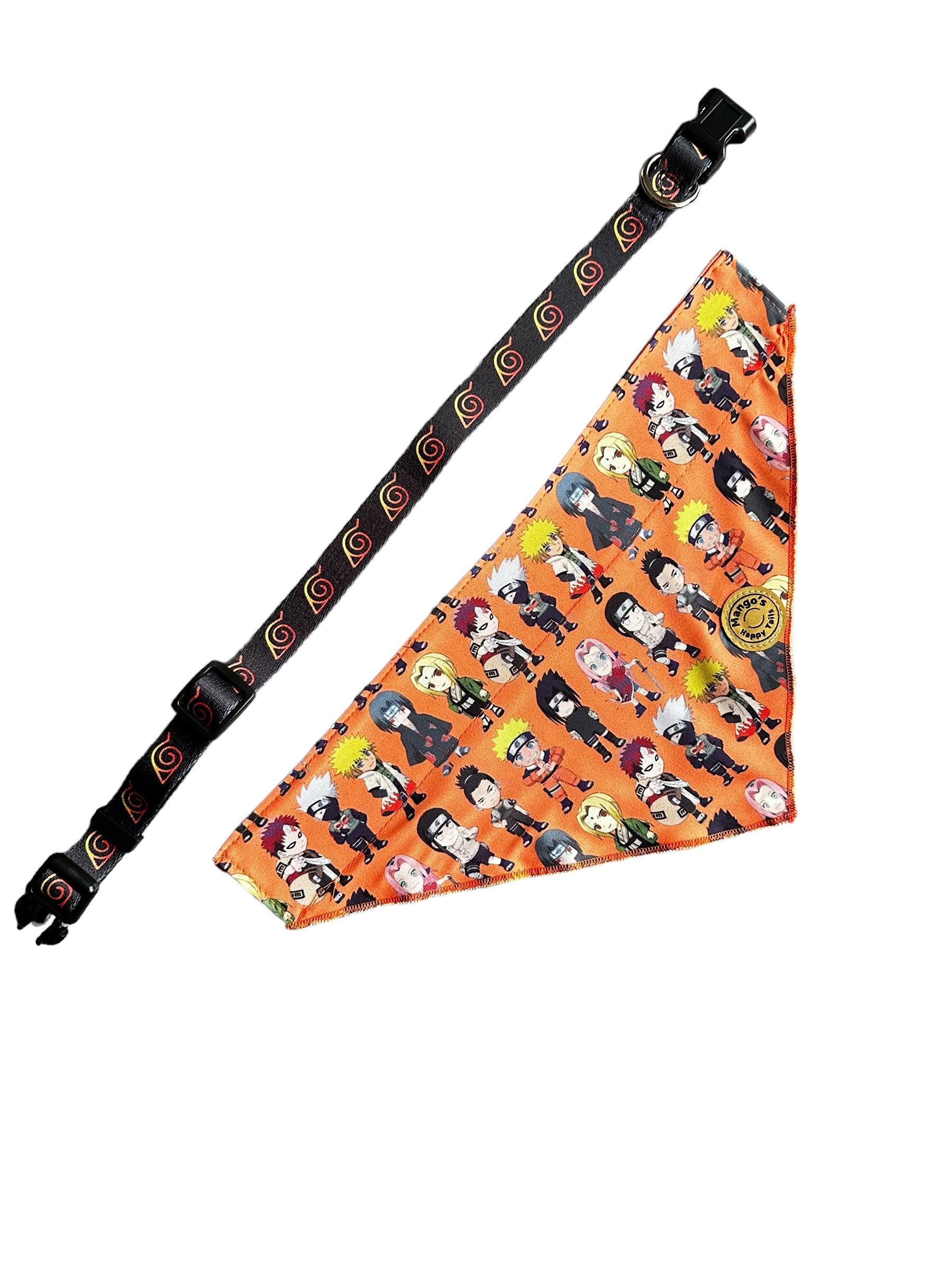 Naruto Over The Collar Dog Bandana