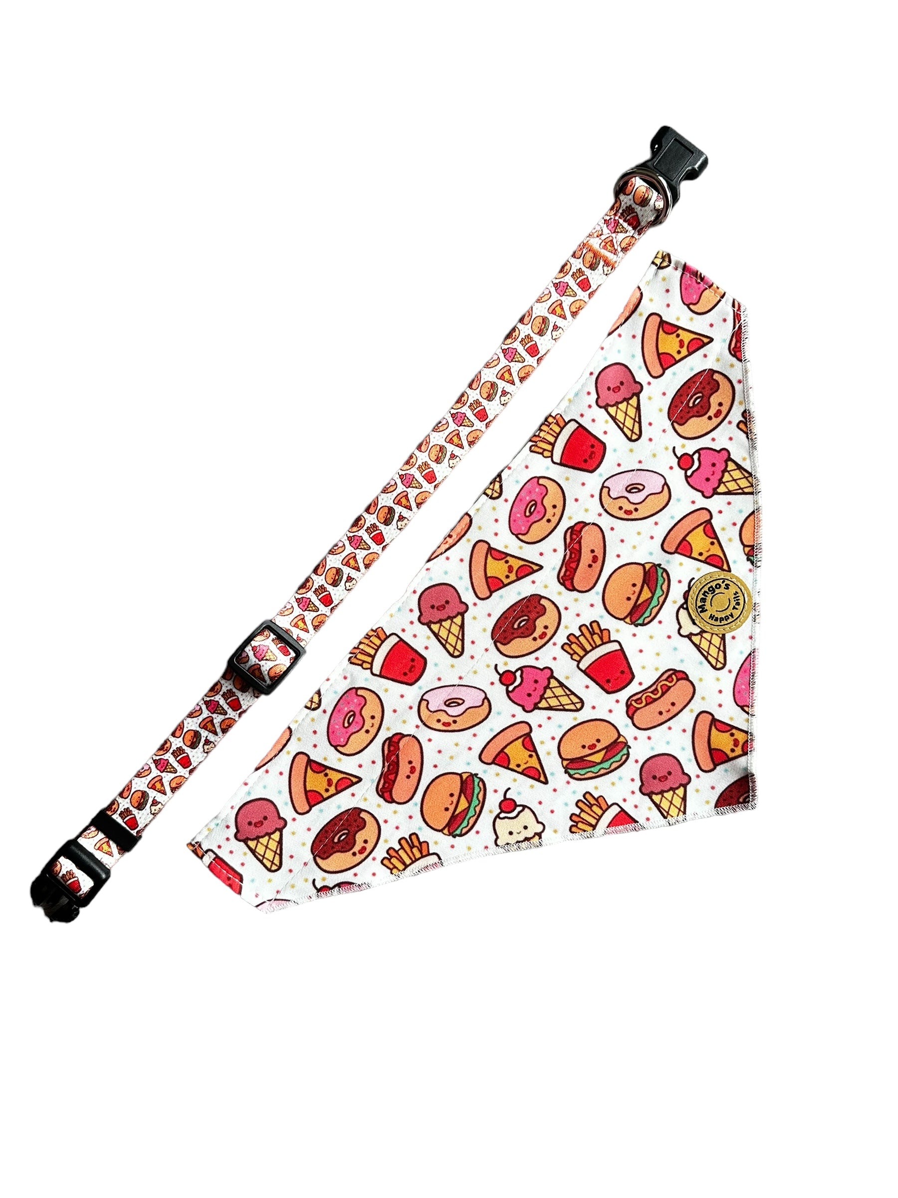 Foodie Friends Over The Collar Dog Bandana