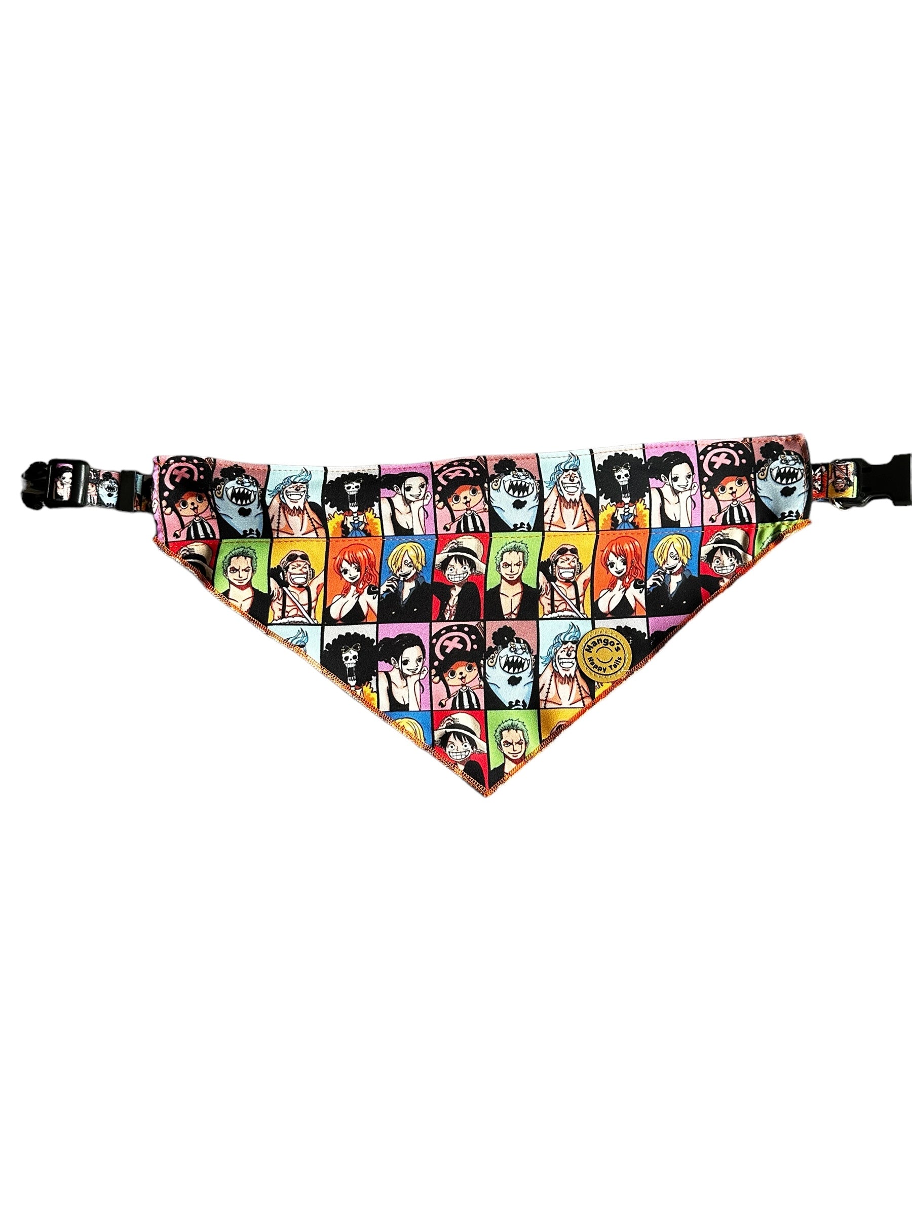 One Piece Over The Collar Dog Bandana