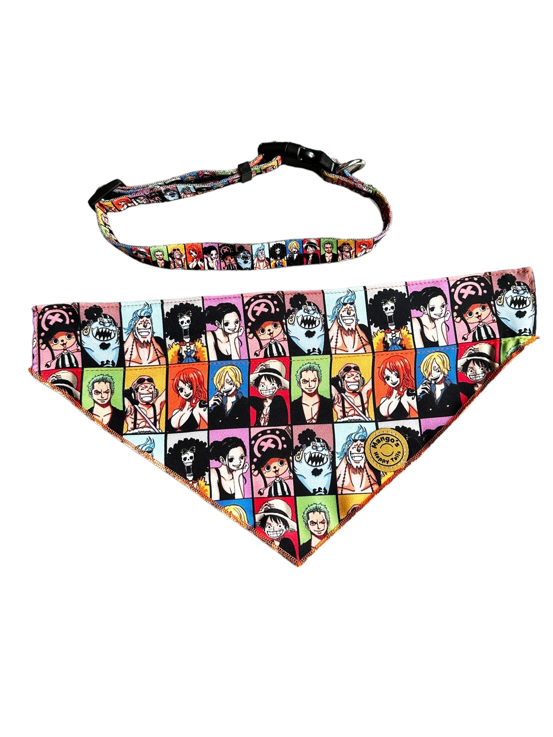 One Piece Over The Collar Dog Bandana