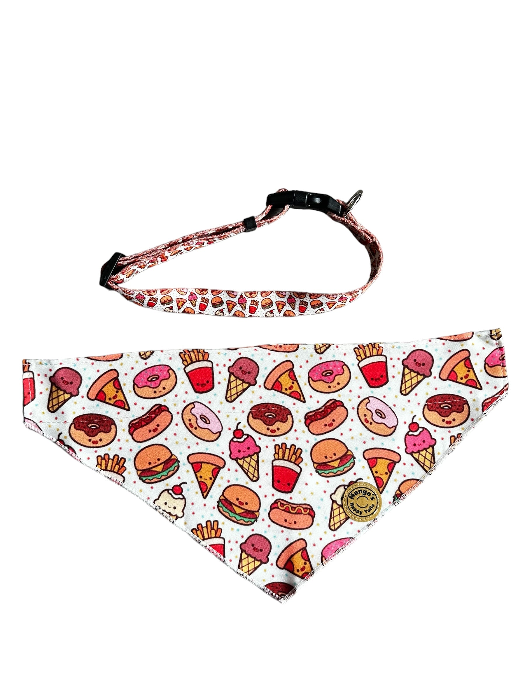 Foodie Friends Over The Collar Dog Bandana