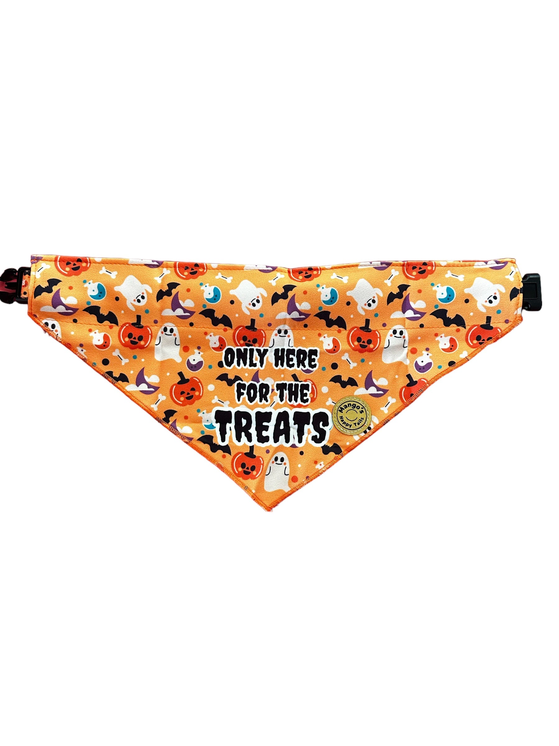 Halloween Over The Collar Dog Bandana