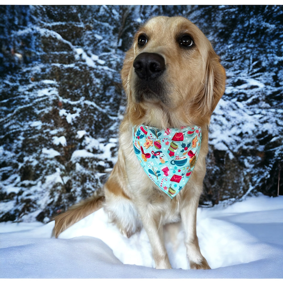 Jingle Friends Over The Collar Dog Bandana